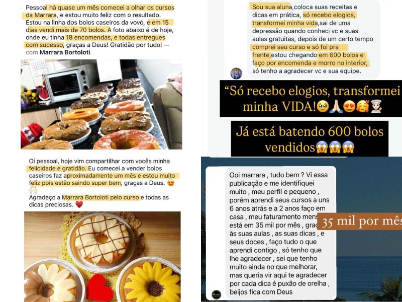 Curso de bolos caseiros