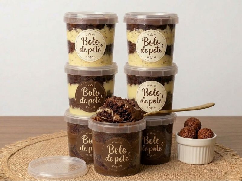 Como vender bolo de pote