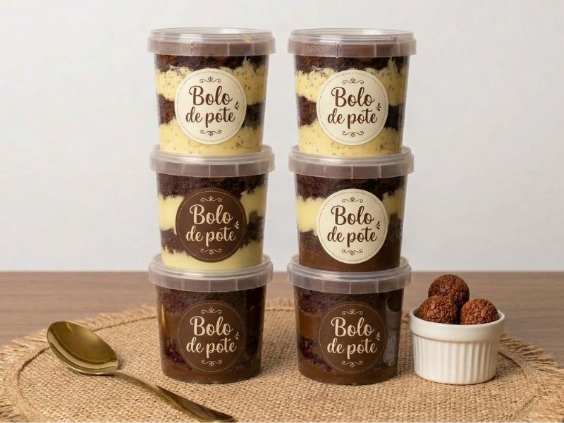 Como vender bolo de pote